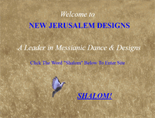 Tablet Screenshot of newjerusalemdesigns.com